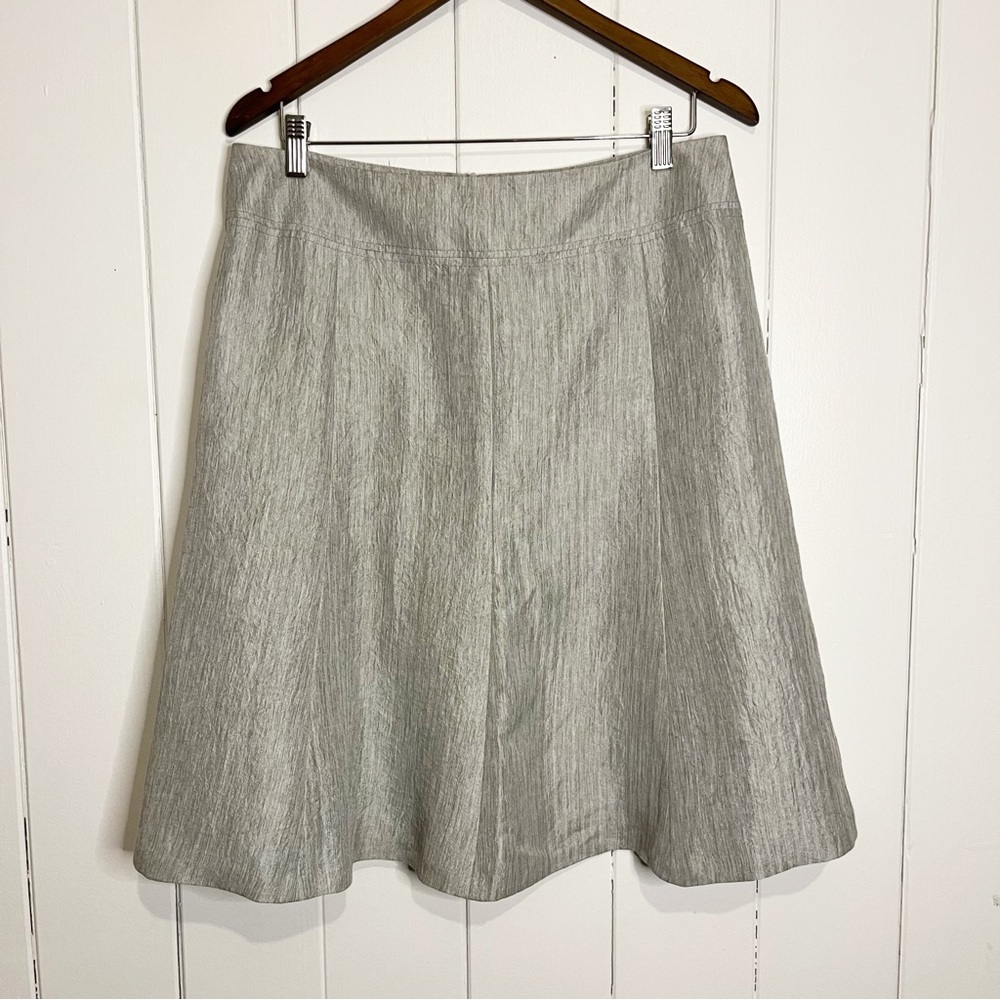 Proportion Petite Conrad C Silver Skirt. Size 12.
